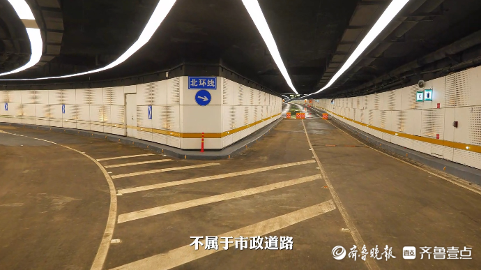 果然视频｜济南中央商务区地下车库环路开始试运行