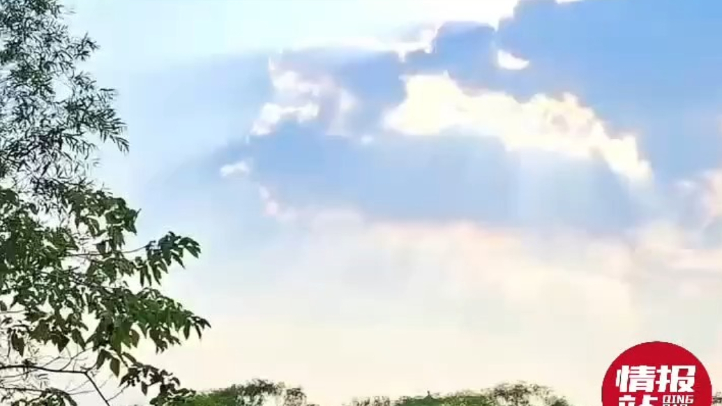 天气情报站|泰安天平湖上空现丁达尔奇观，宛如天际洒下梦幻光辉
