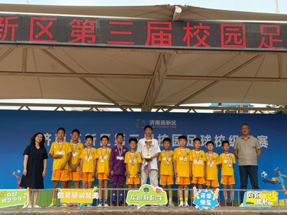 济南高新区瀚阳学校足球队在区级联赛斩获佳绩