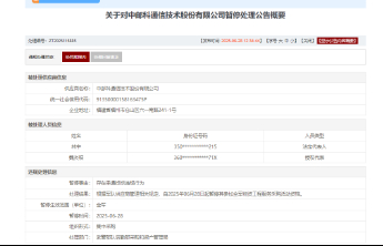 中邮科通信技术股份有限公司因串通投标违规行为被暂停全军采购