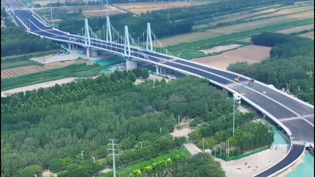 即将亮相！德州大学路减河桥正在施工建设中