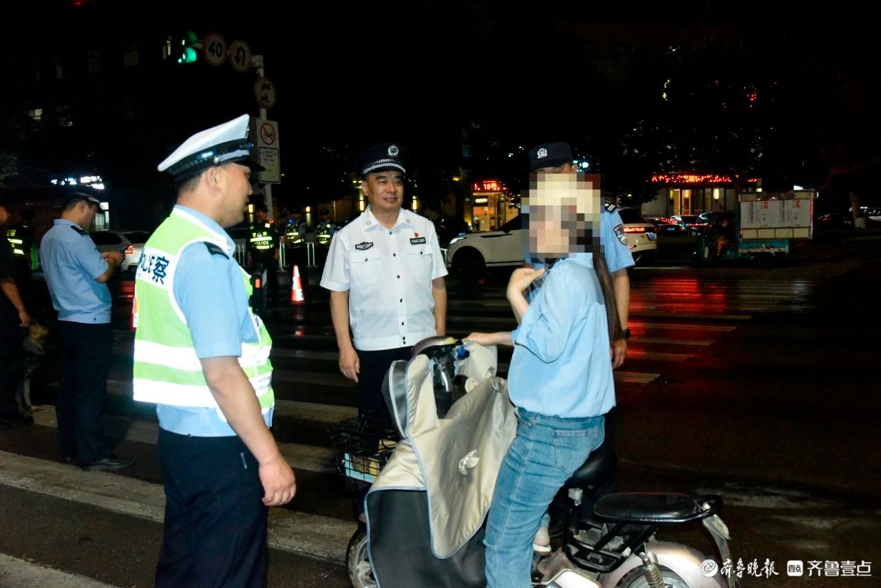 夜间出击！东阿县公安局开展社会面治安清查行动