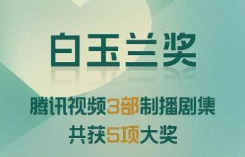 腾讯视频3部制播剧集荣获白玉兰奖5项荣誉