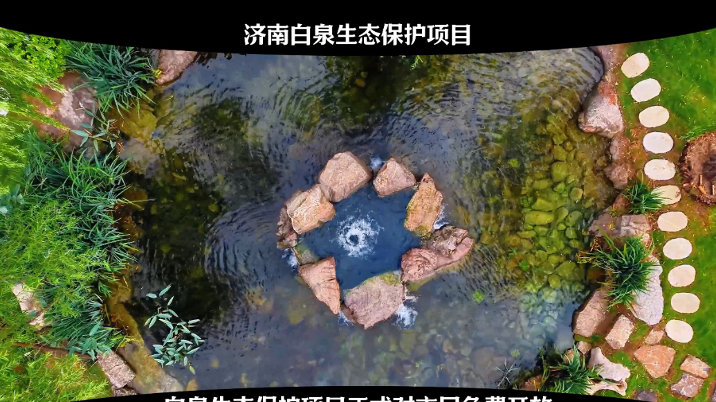 果然视频|今天济南白泉泉群“复活开放”！ 打造城市休闲新空间