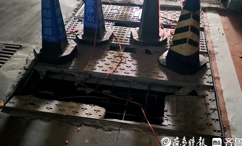 帮办追踪丨枣庄壹粉烦心事解决！小区损坏的下水道盖板已修好