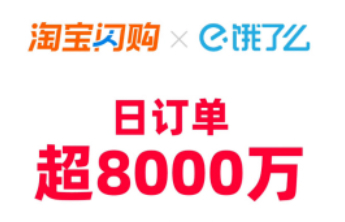 淘宝闪购日订单超8000万，日活跃用户超2亿