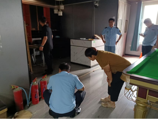 阳信县洋湖乡应急管理服务中心联合多部门，筑牢娱乐场所安全屏障