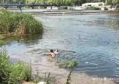 “不救，我会后悔的！”夏津一高中老师纵身一跃救起落水孩子