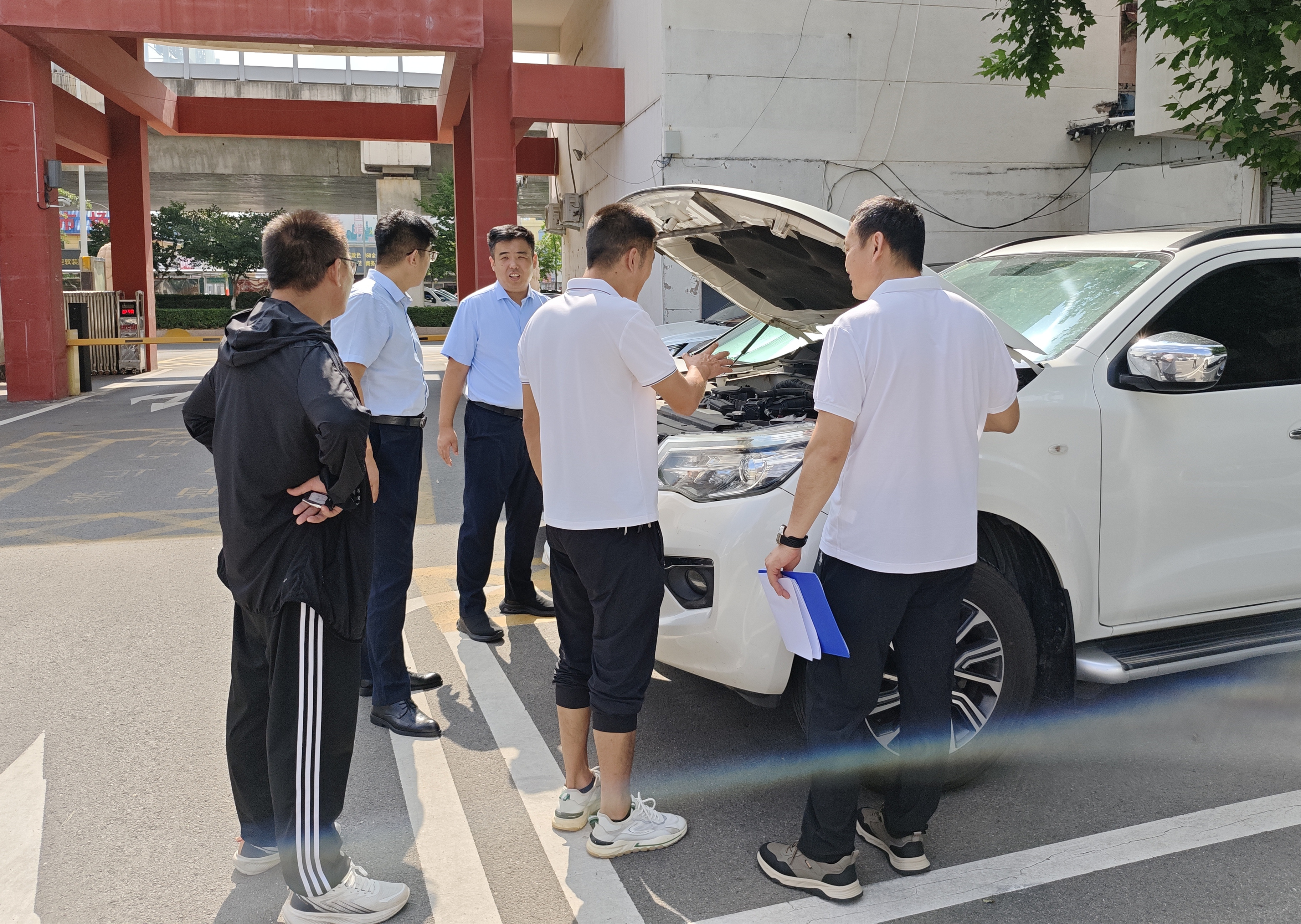 省地矿局第七地质大队组织开展夏季车辆安全检查