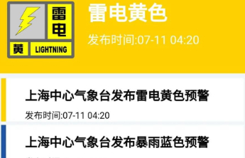 入伏时间定了！上海暴雨雷电预警高挂超10小时！随机“洒水”延续到周末