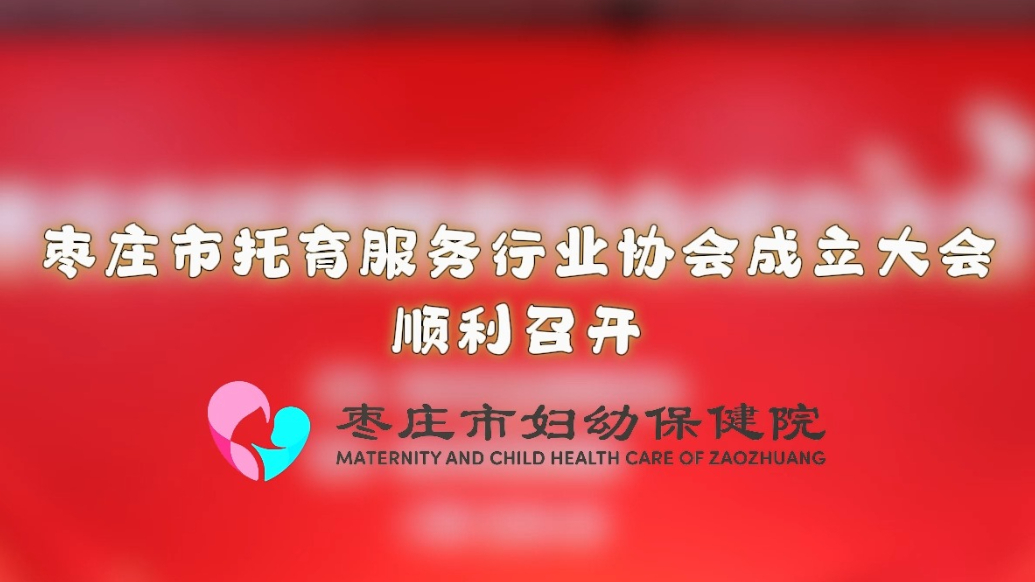 果然视频|枣庄市托育服务行业协会成立大会顺利召开