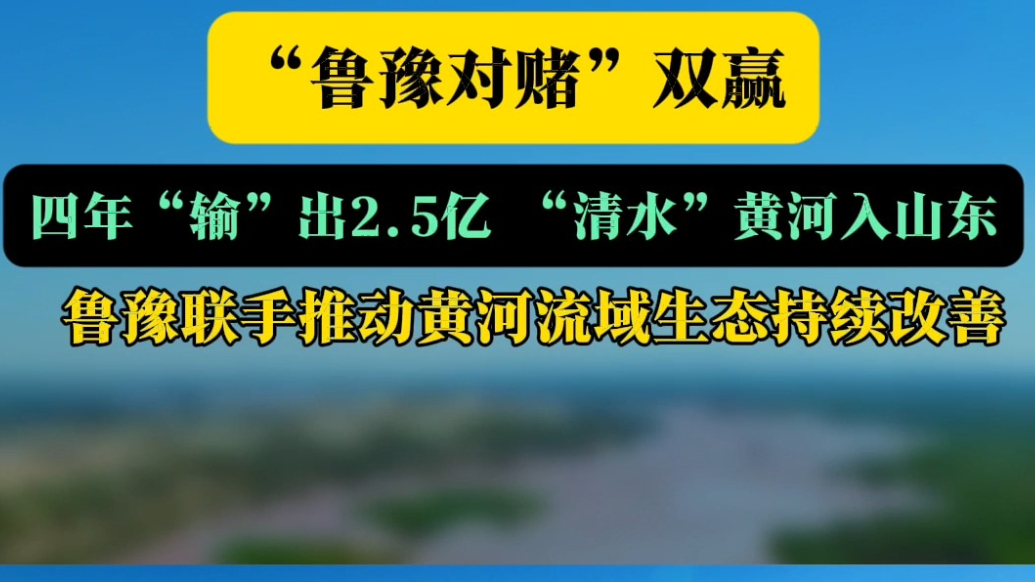 果然视频｜四年“输”出2.5亿，换得“清水”黄河入山东