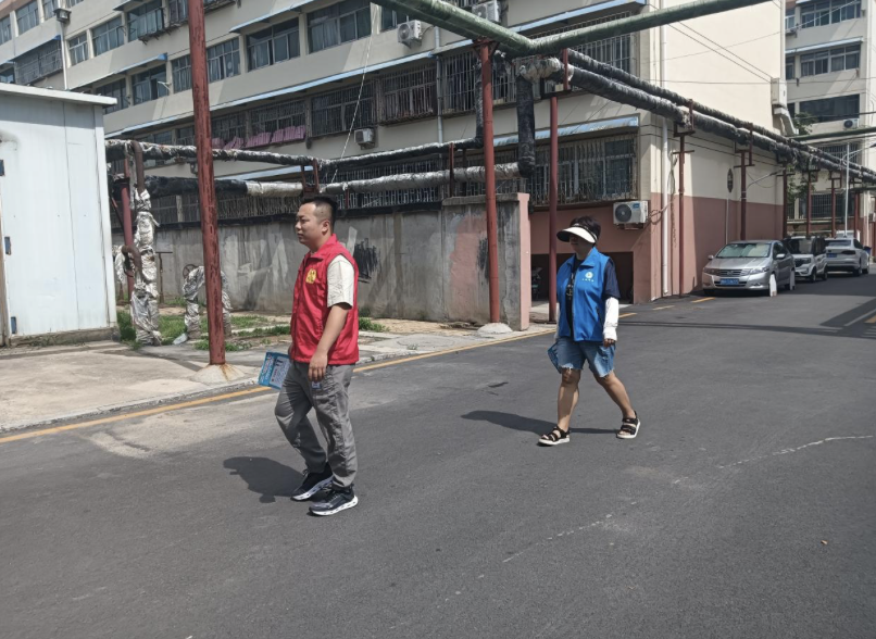 济阳街道电苑社区开展志愿巡查活动