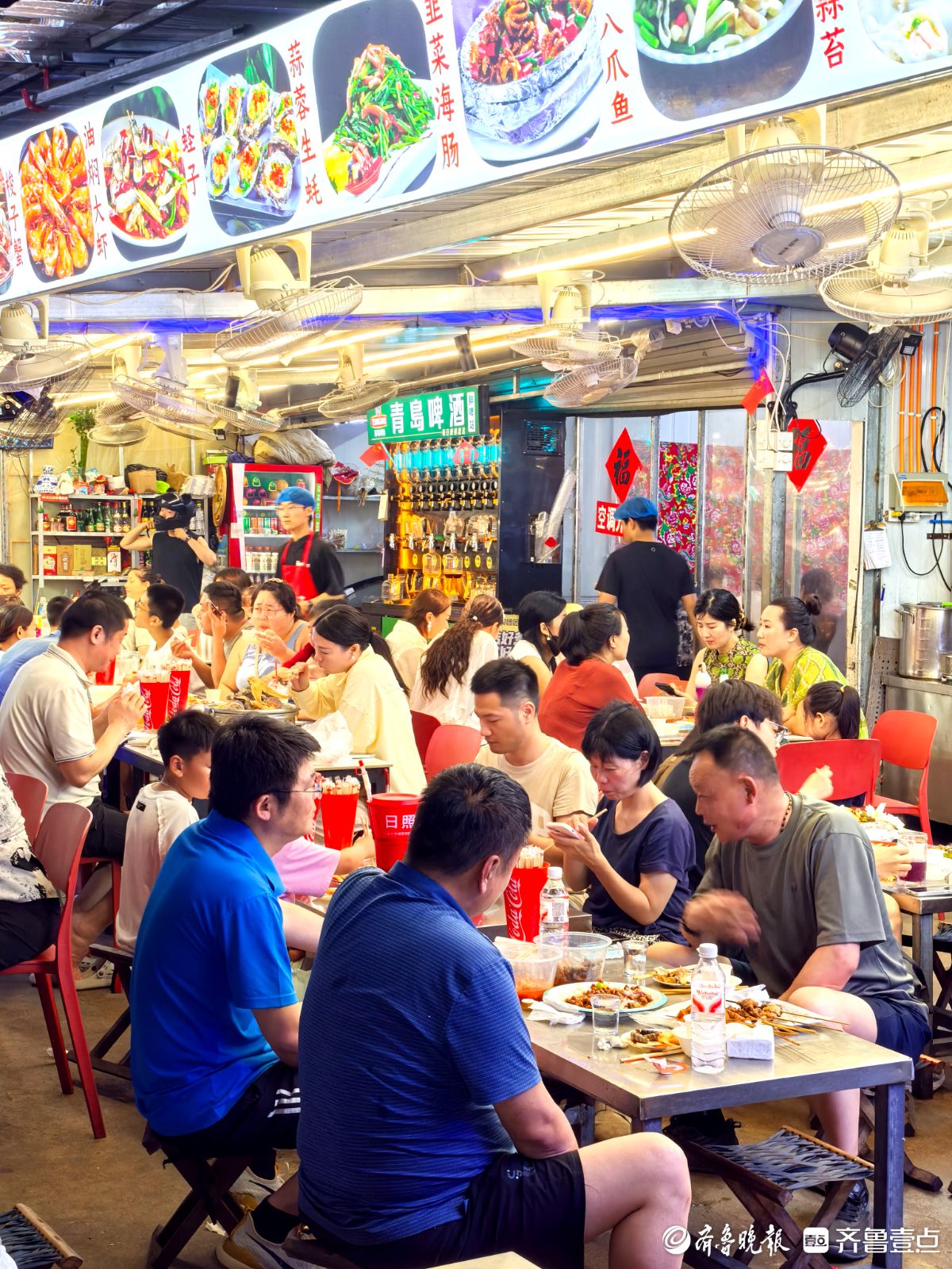 香气四溢的日照大学城夜市