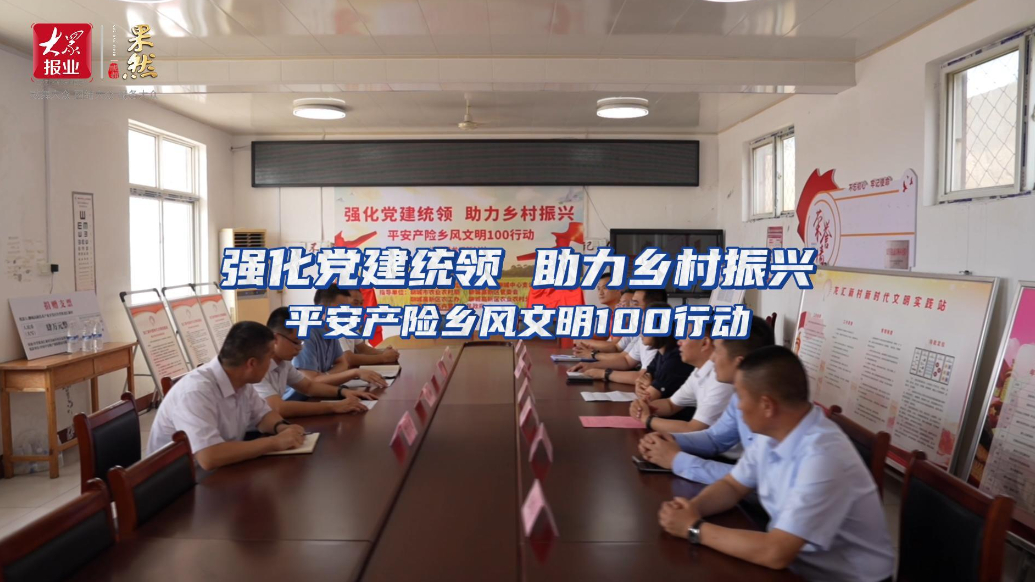 果然视频｜平安产险乡风文明100行动许营镇龙汇新村站举行