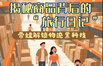 特色研学来了！揭秘商品的“旅行日记”，带娃解锁物流“黑科技”