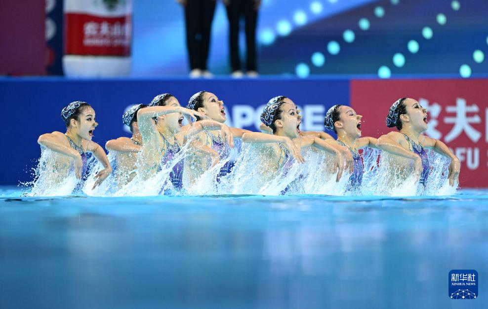 China win team free routine gold at World Aquatics Championships