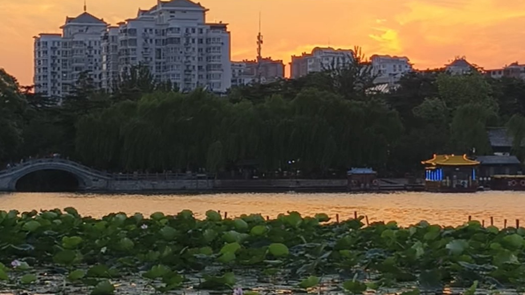 天气情报站|惊艳！夏日晚霞如梦如幻，济南迎来绝美落日