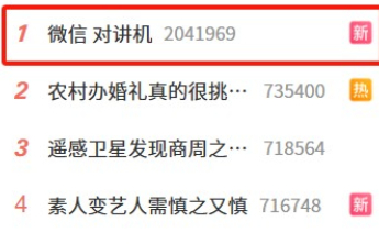 热搜第一！微信以“over over”结尾可以自动发送？仅部分用户可见