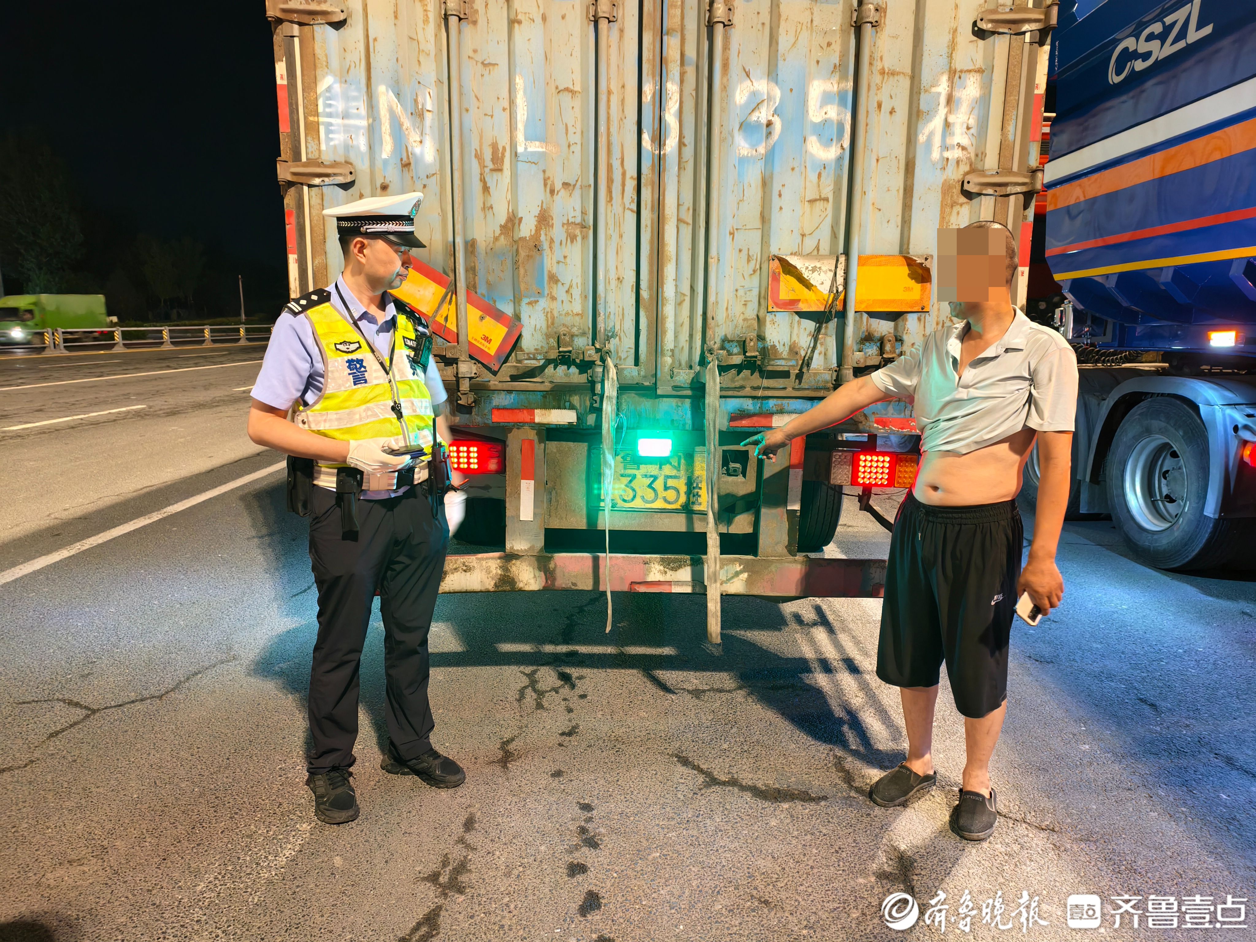 大数据赋能交通管理，济南交警今年精准查获遮牌大货车728辆