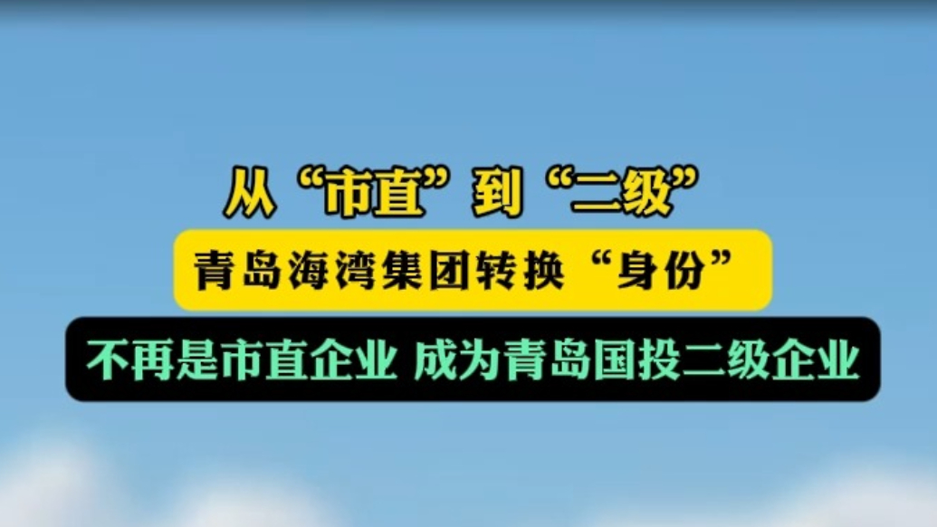 果然视频丨从“市直”到“二级”，海湾集团换身份