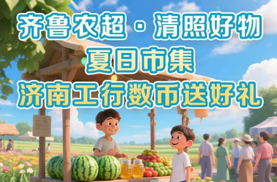 满10减5！满20减10！“齐鲁农超”夏日市集工行数字币送优惠