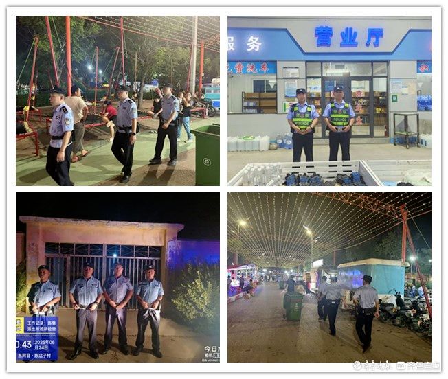 东阿公安：探索夜间巡防模式，着力守护夏夜平安