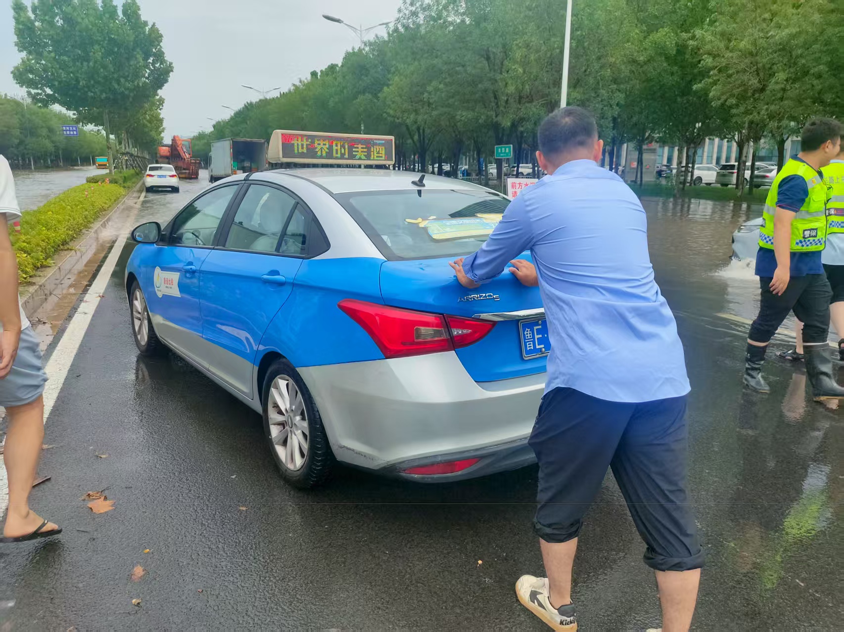 太平财险东营中支积极应对暴雨天气 全力做好理赔服务