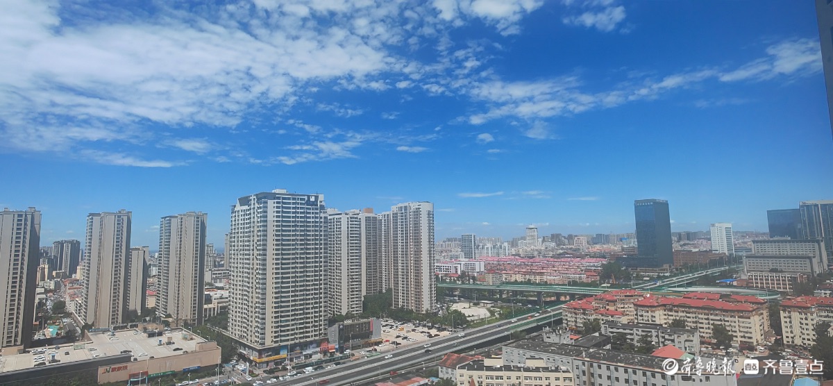 青岛的蓝天白云
