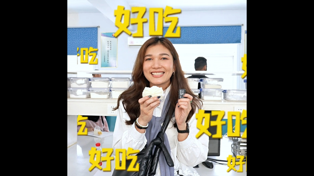 “洋面点师”上线！外国留学生在夏津发达面粉体验中国面食制作