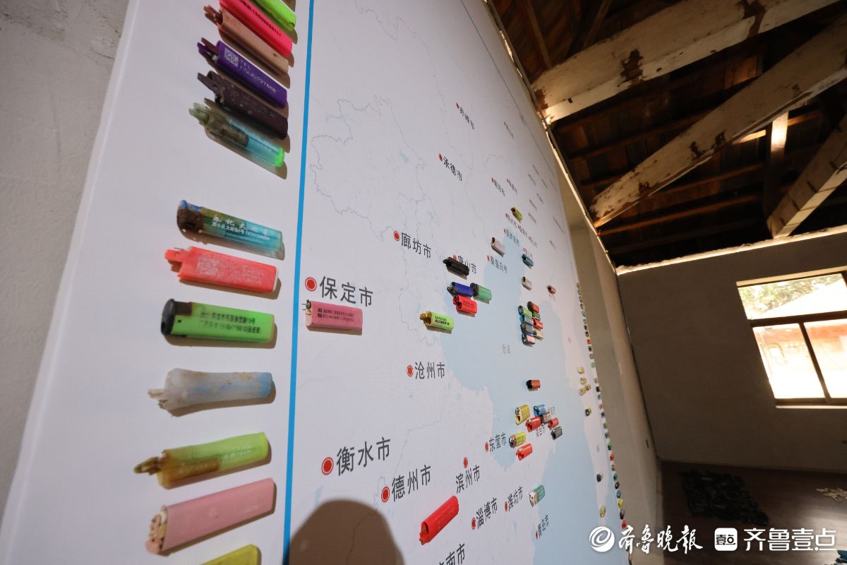 图集｜“大海拾荒艺术家”收集遗弃物办展览，呼吁海洋生态保护