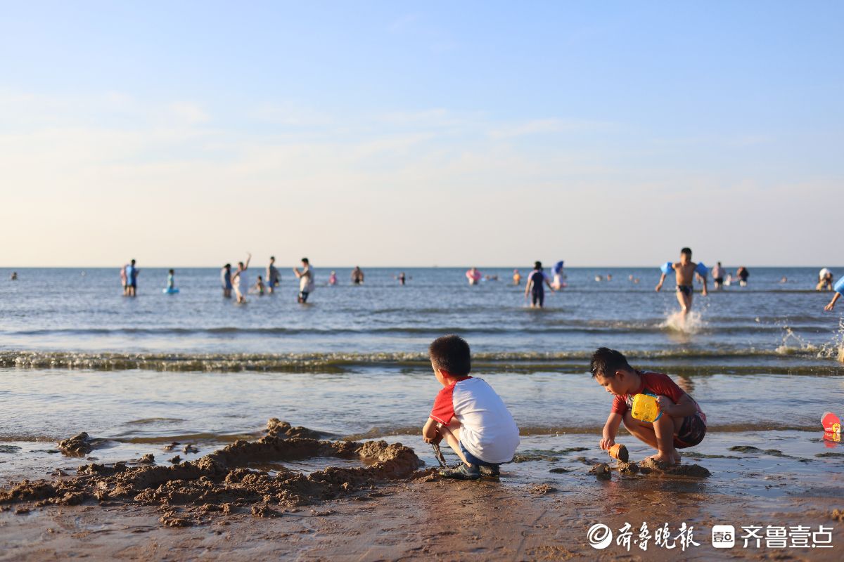 图集｜烟台夏日 海滩童趣