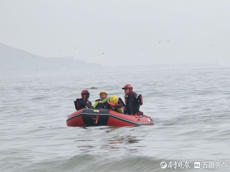 复杂水域怎么救人?青岛消防开发区大队开展专项培训