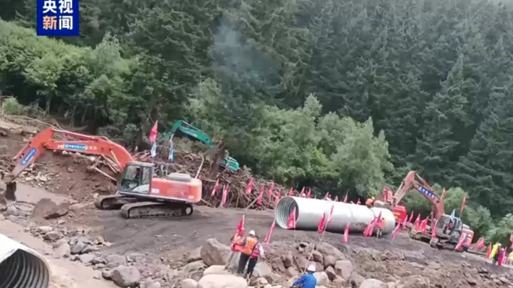 分秒必争！甘肃榆中S104线已全线抢通