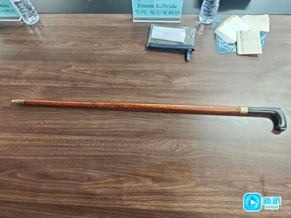 Cane donation honors history and promotes peace
