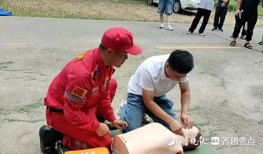 公益暑期|泗水县红十字泉乡应急救援队为全县教师筑牢应急防护墙