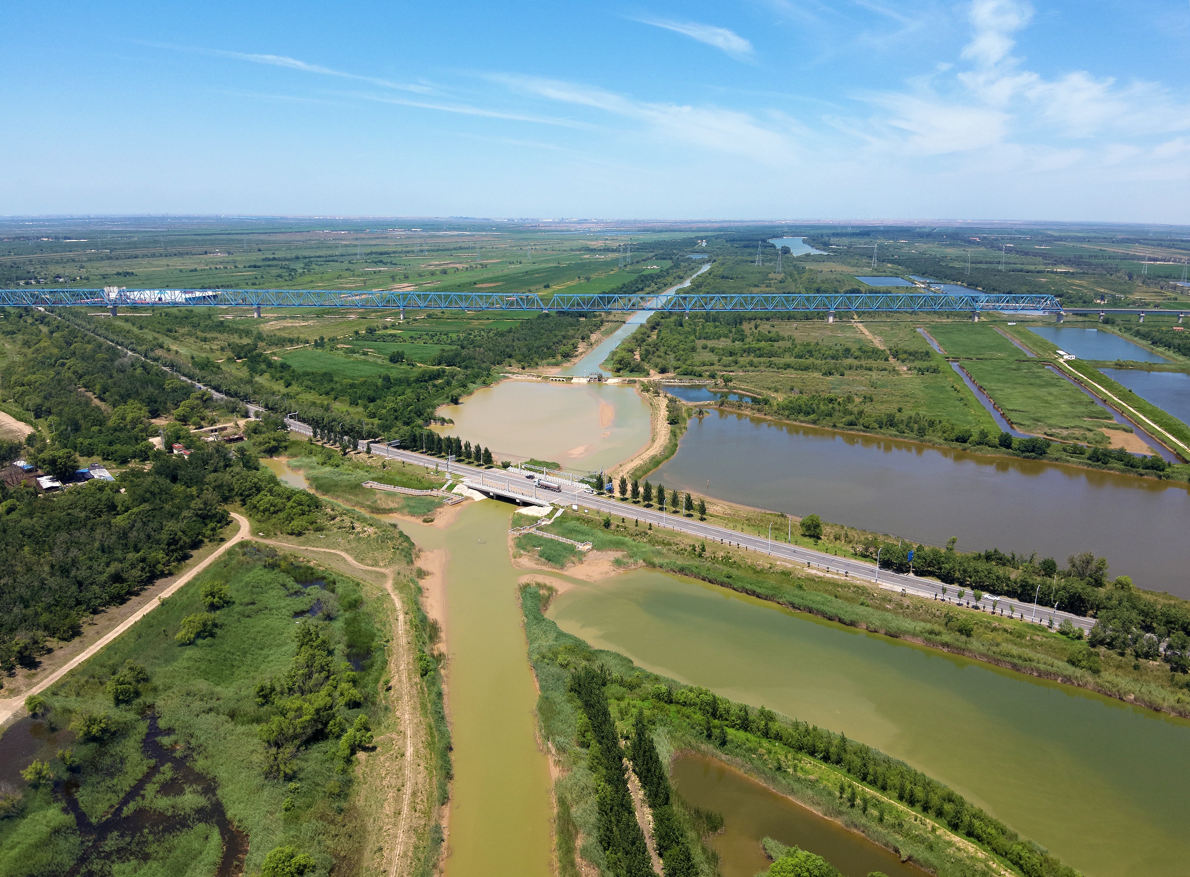 图说变化|5亿多立方米生态水“唤醒”刁口河