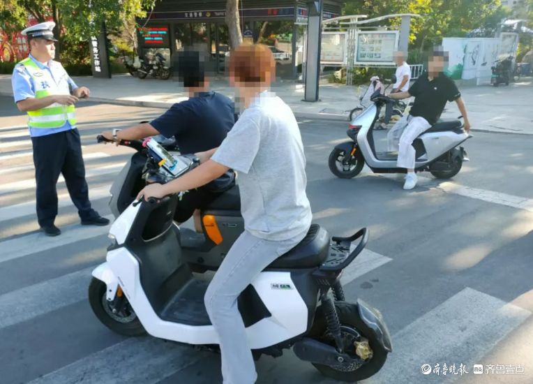 重拳整治严厉打击！高唐公安交警查处20余起“电摩”违法行为