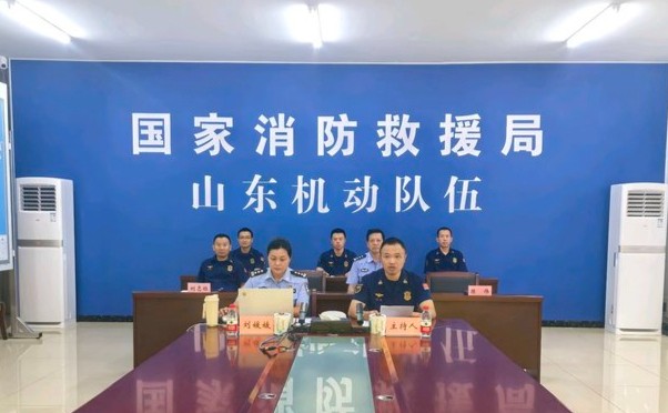 山东机动队伍特邀高新区交警大队到队开展交通安全专题授课