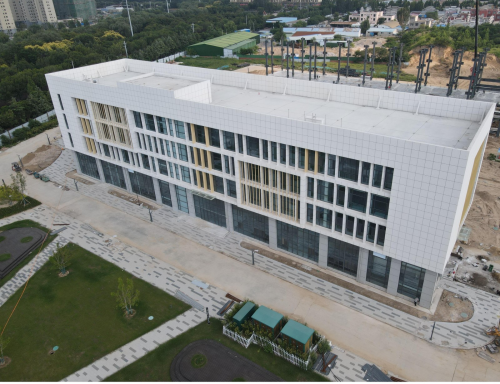 中建六局山东理工职业学院嘉祥产业学院项目S5#教学实训楼顺利交付