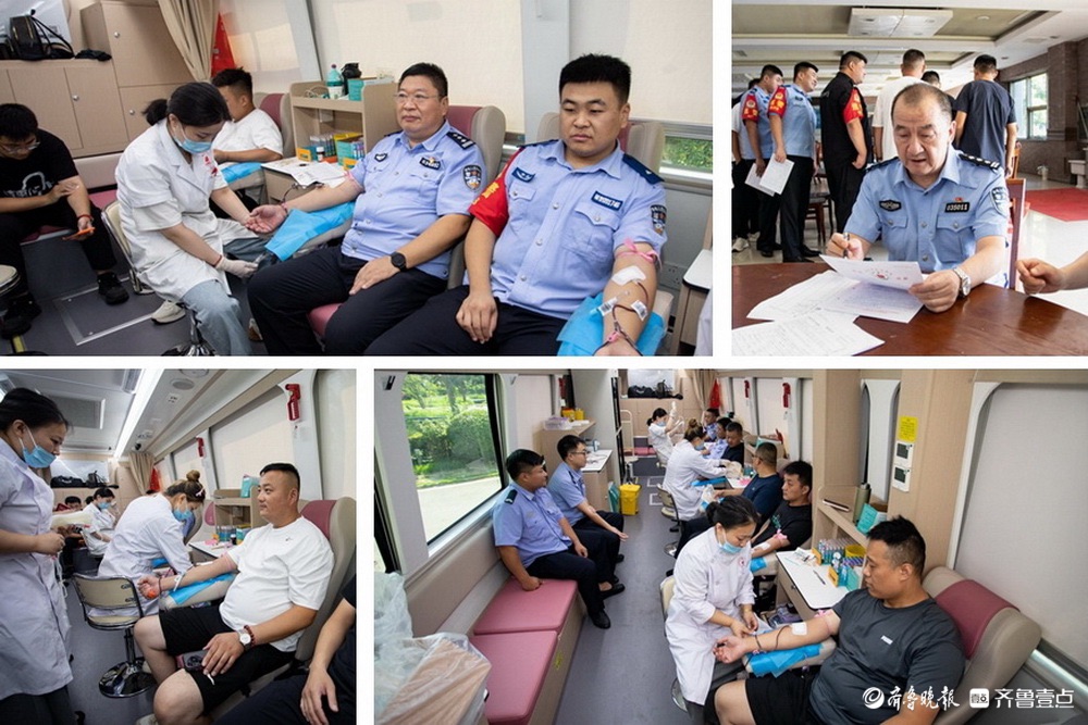 热血警魂，情满善城！滕州市公安局组织开展无偿献血活动