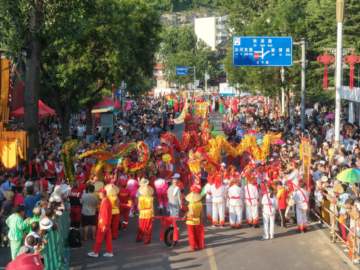 壹点图集｜接地气、聚人气、扬正气！博山一年一度的民俗盛会来啦