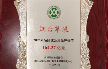 164.37亿元！烟台苹果品牌价值连续16年稳居“中国第一”