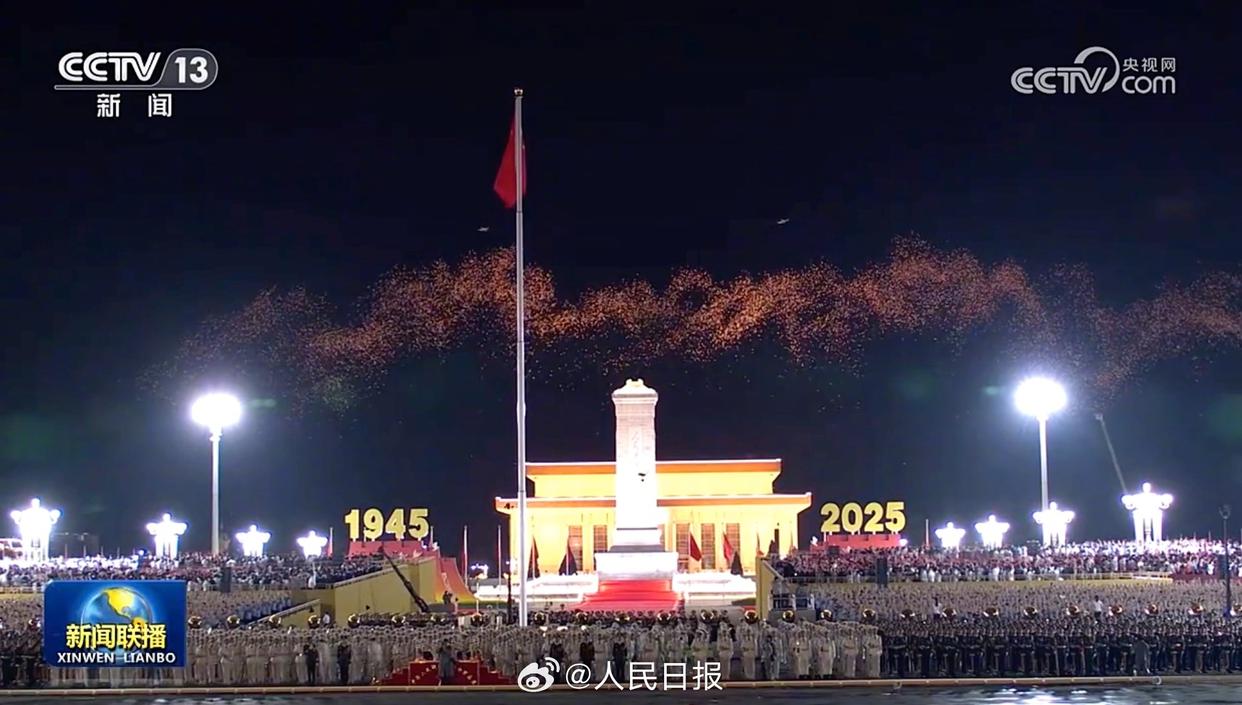 九三阅兵天安门广场放飞气球画面公开