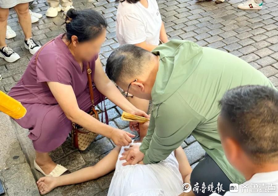滕州市中心人民医院鞠文彬医生异地救援一突发晕厥女童