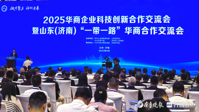 果然视频｜2025华商企业科技创新合作交流会暨山东（济南）“一带一路”华商合作交流会举行