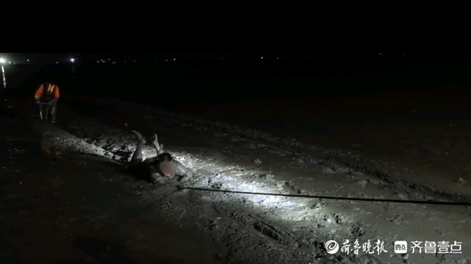 果然视频|一家三口赶海迷路，消防员深夜紧急救援