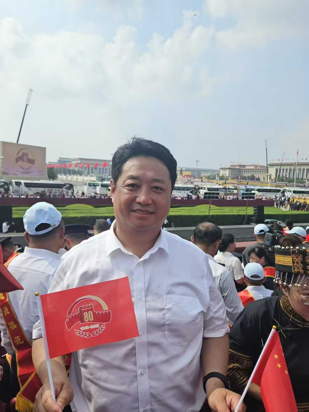 济南市中心医院张锋泉受邀现场见证阅兵：为祖国的强盛感到骄傲