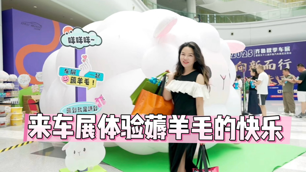 来齐鲁车展，体验一把薅羊毛的快乐
