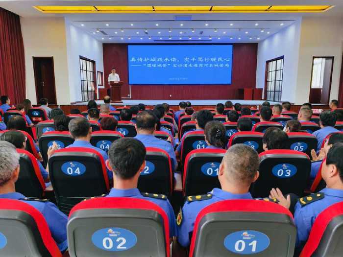 绘城市治理“暖心画卷”，济南市“温暖城管”宣讲团走进商河城管